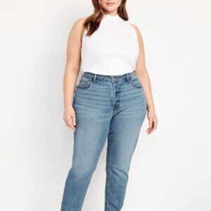 Old Navy Curvy High-Waisted OG Straight Ankle Jeans